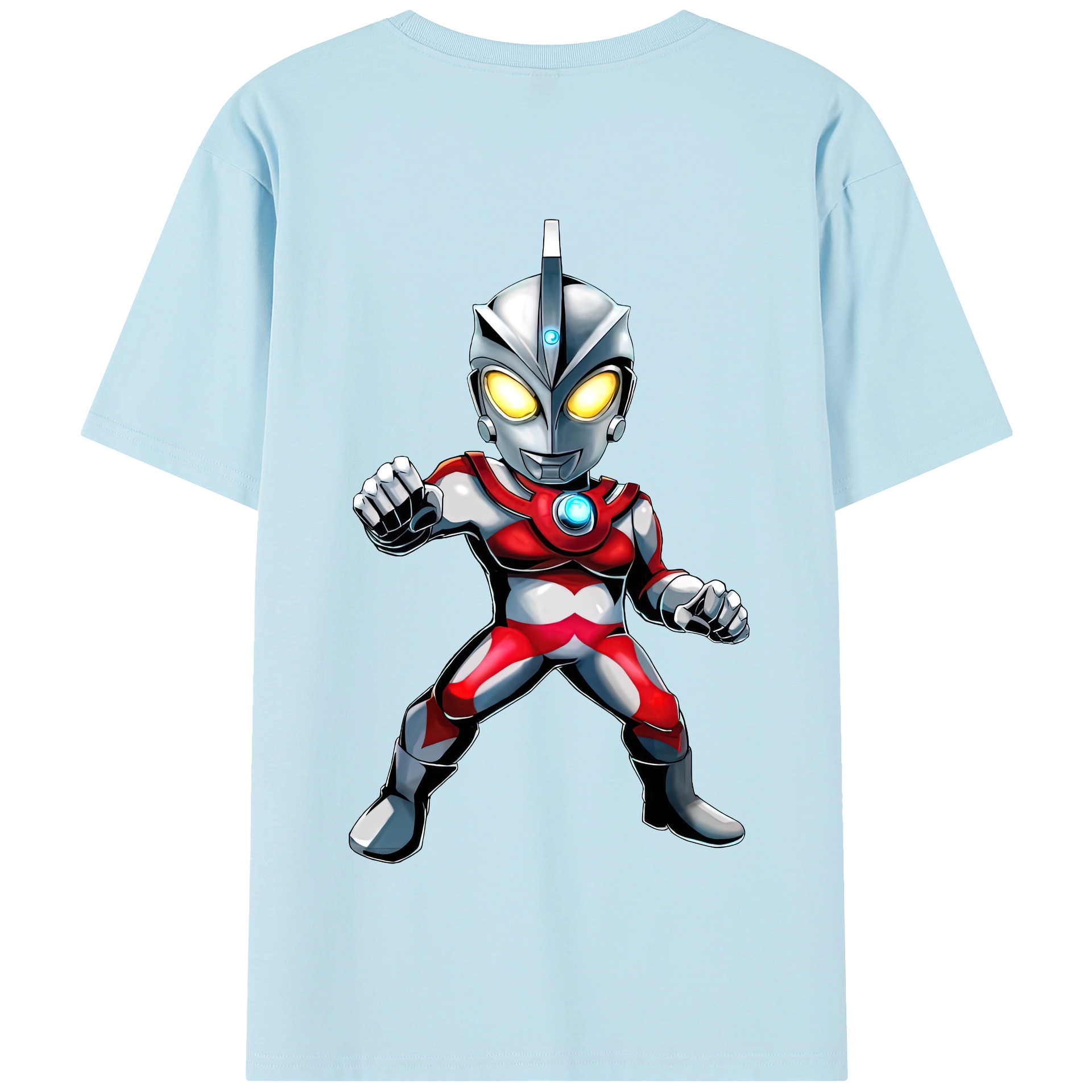 （画像用） ウルトラマン Ultraman 綿100％半袖Tシャツ（背面プリント）